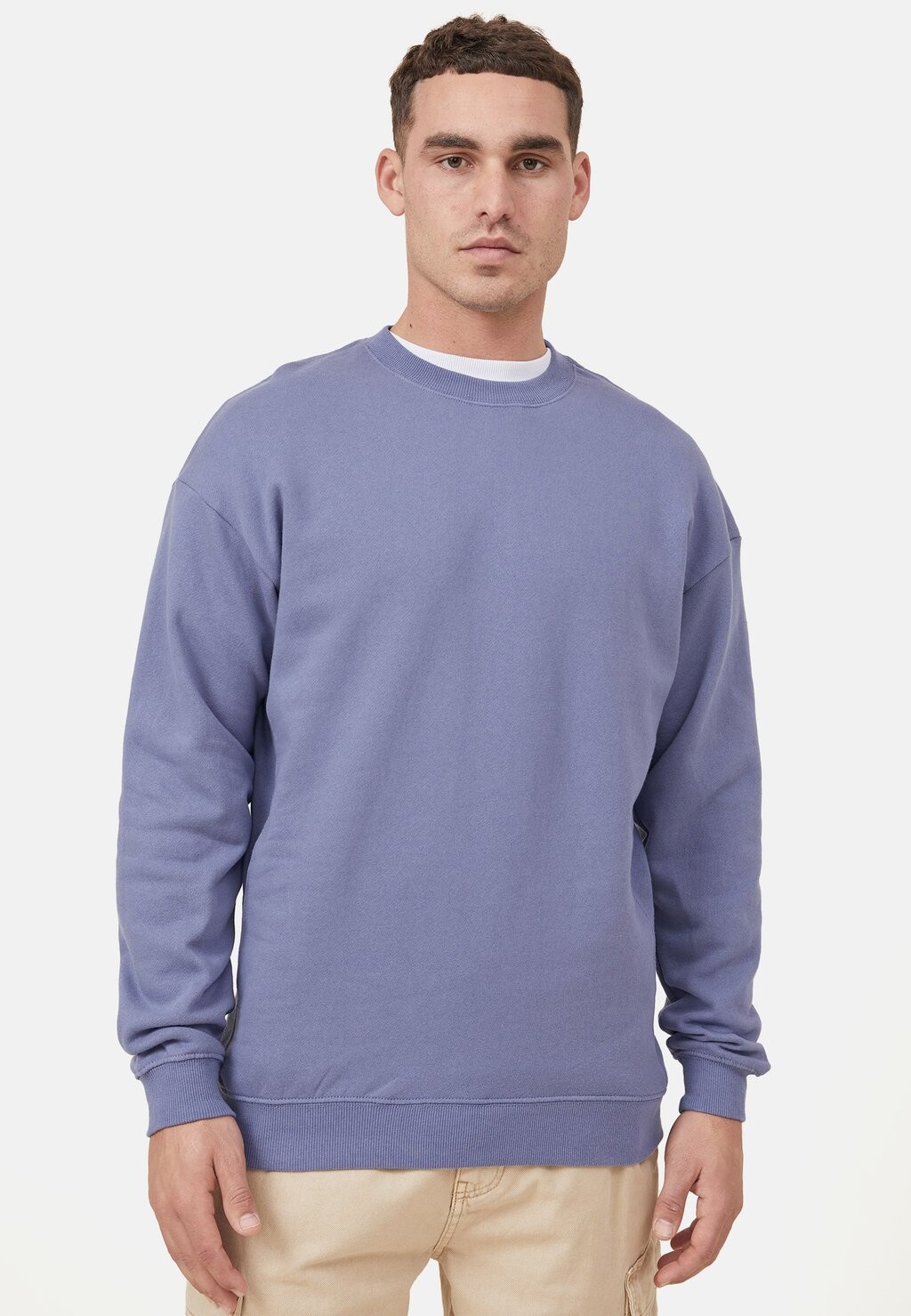 

Толстовка Crew Cotton On, цвет blue flint