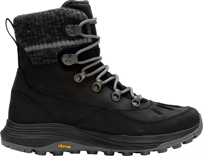 Женские водонепроницаемые походные ботинки Merrell Siren 4 Thermo Mid Zip 200 г, черный