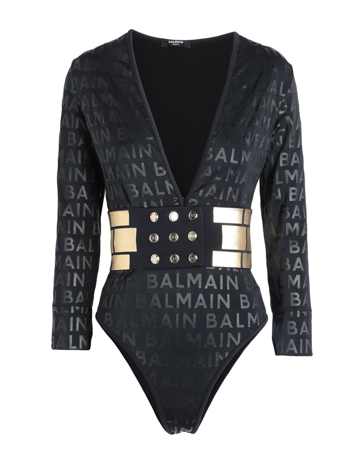 

Цельный купальник Balmain, черный