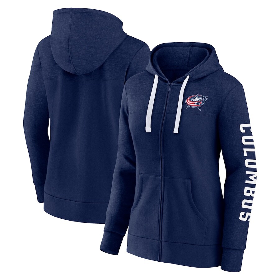 

Толстовка на молнии Fanatics Branded Columbus Blue Jackets, нави