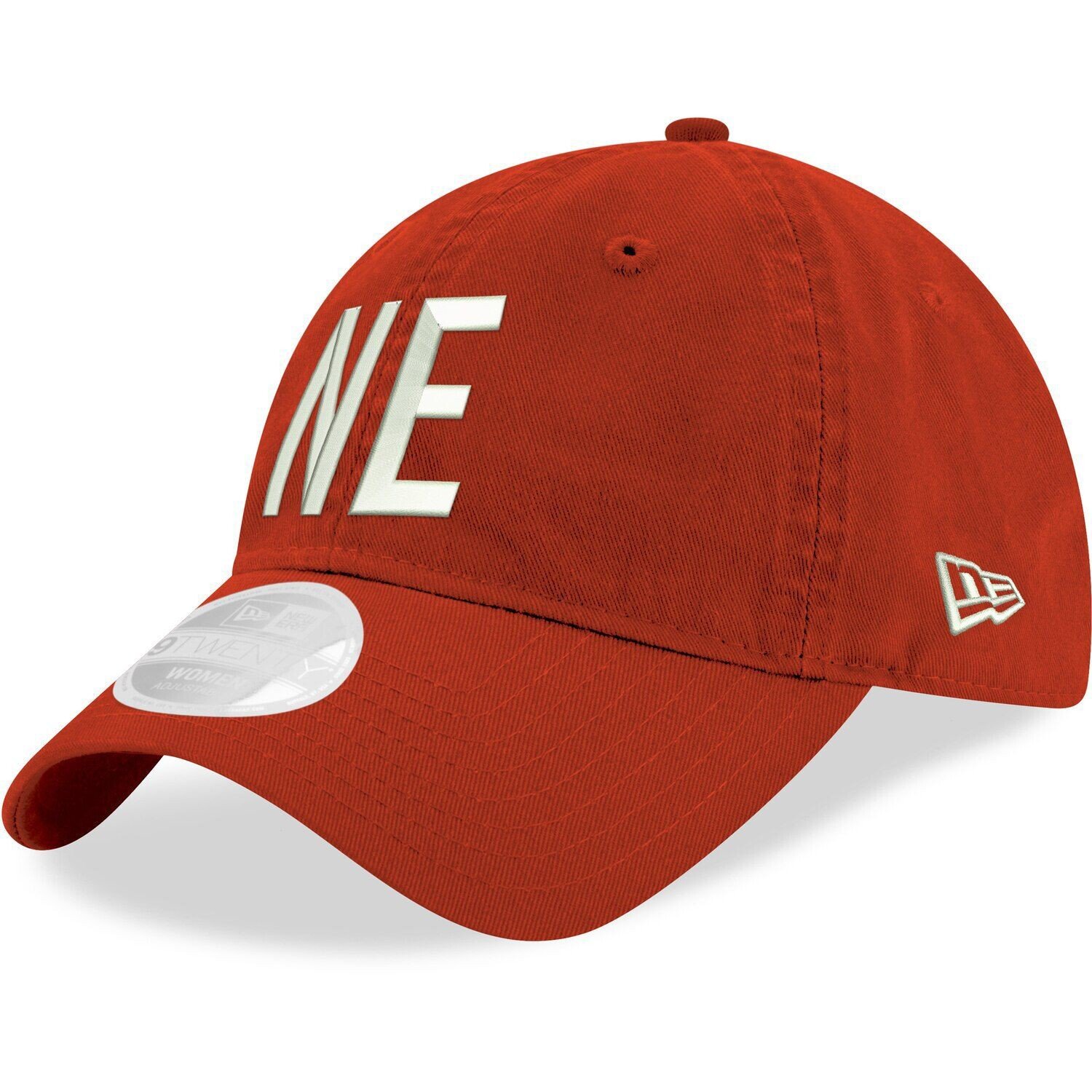 

Женская красная регулируемая кепка New Era New England Patriots Hometown 9TWENTY New Era