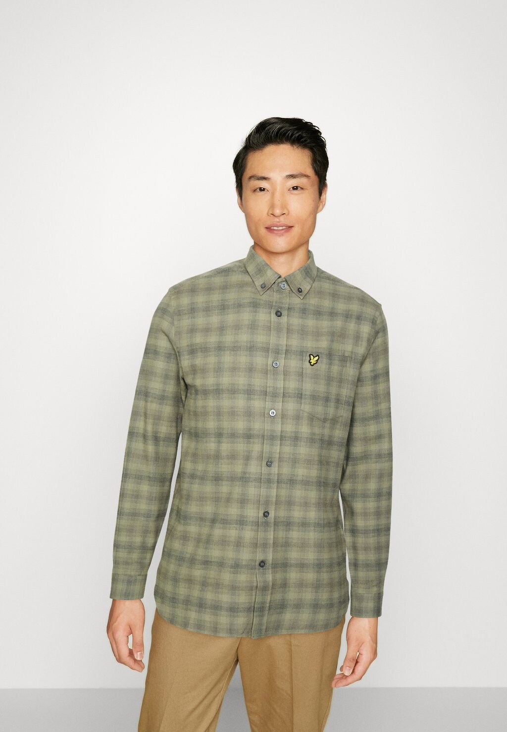 

Рубашка BUTTON DOWN CHECK Lyle & Scott, зеленый
