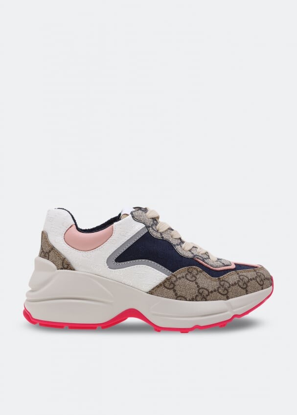 

Кроссовки GUCCI GG Rhyton sneakers, белый