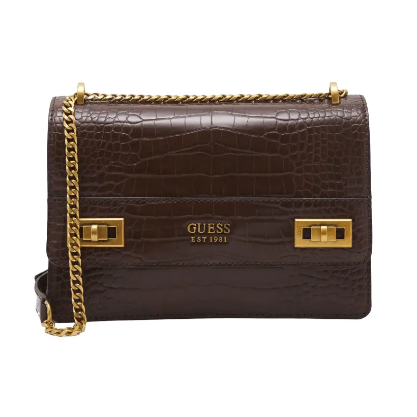 

Сумка кросс-боди Guess Katey Convertible Xbody Flap, коричневый