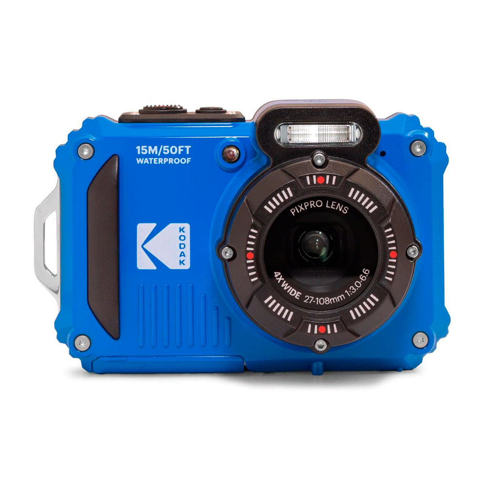 Цифровой фотоаппарат Kodak PixPro WPZ2, водонепроницаемый, ударопрочный, синий аккумуляторная батарея ibatt 1230mah для kodak pixpro az421 pixpro az365 pixpro az251 pixpro az521