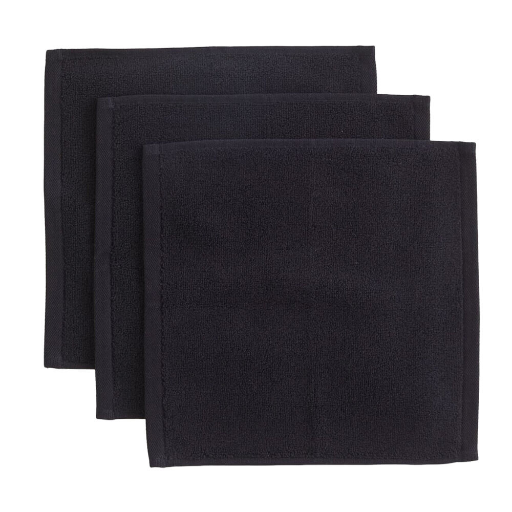 

Комплект полотенец H&M Home Cotton Terry 3 штуки, черный
