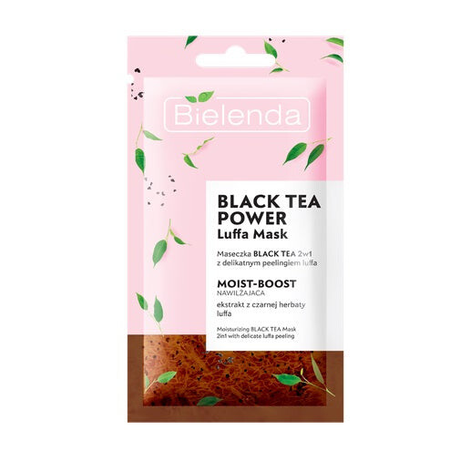 

Bielenda Black Tea Power Luffa Mask Увлажняющая маска 2в1 с нежным пилингом 8г