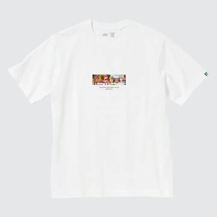 

Футболка Uniqlo UT Super Mario Bros. Movie, белый