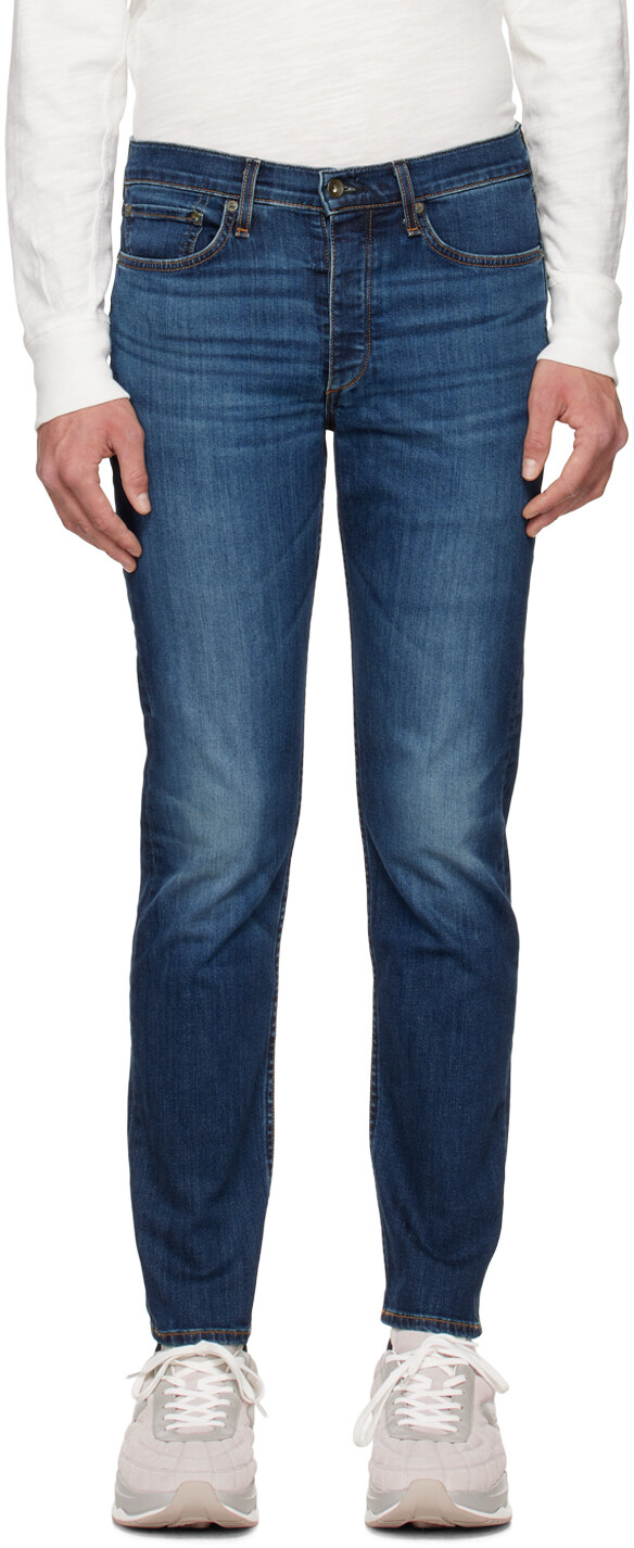 

Синие джинсы скинни 2 rag & bone