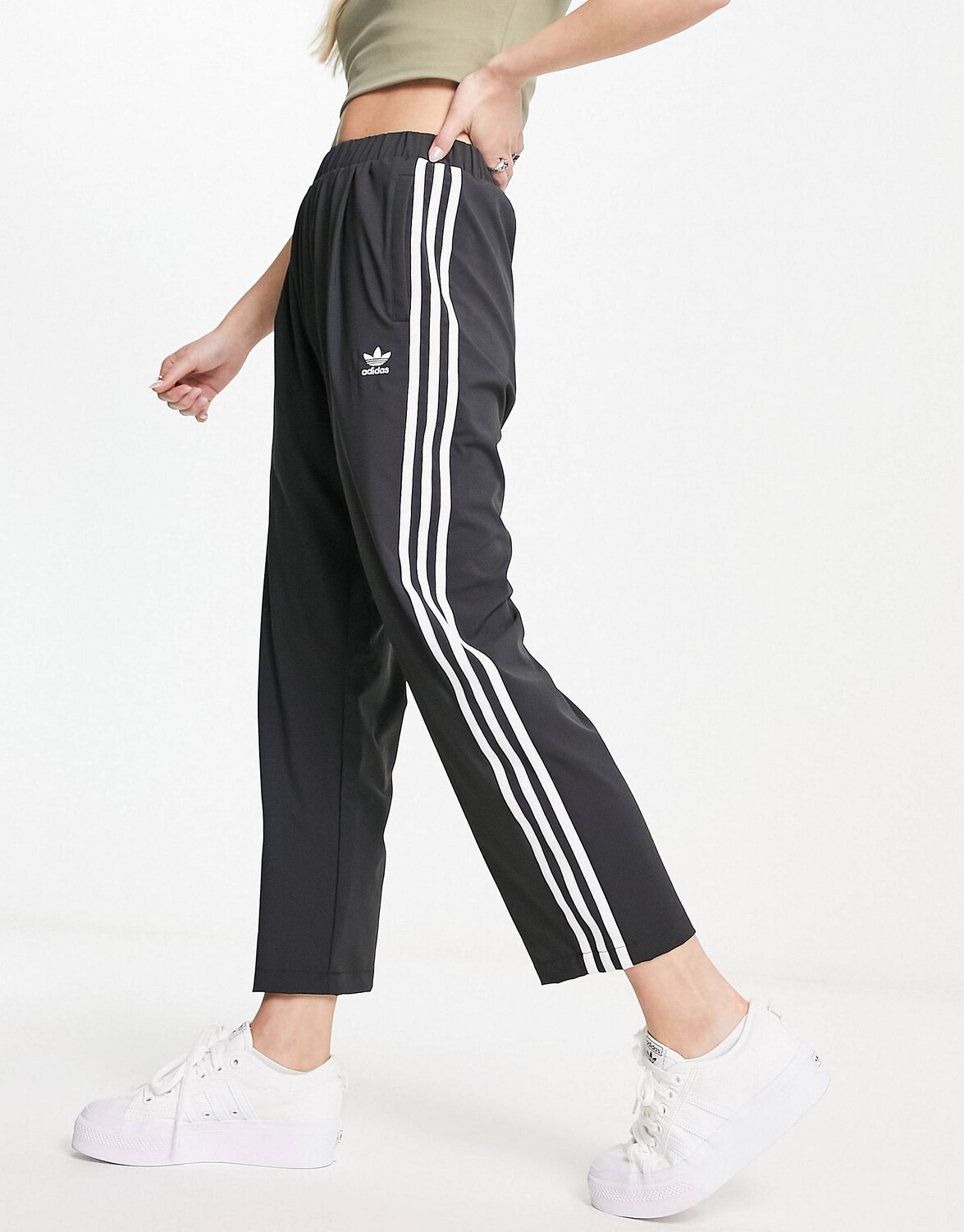 

Черные джоггеры из ткани adidas Originals adicolor, Черный