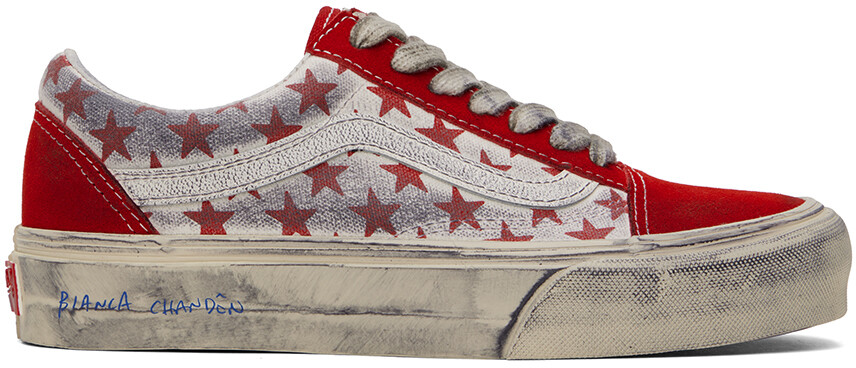 

Красные кроссовки Bianca Chandôn Edition Old Skool VLT LX Vans