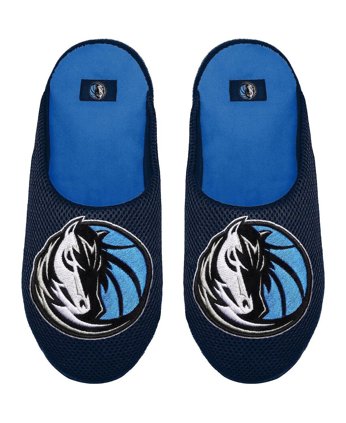

Мужские сетчатые тапочки dallas mavericks с большим логотипом и цветными блоками FOCO, синий
