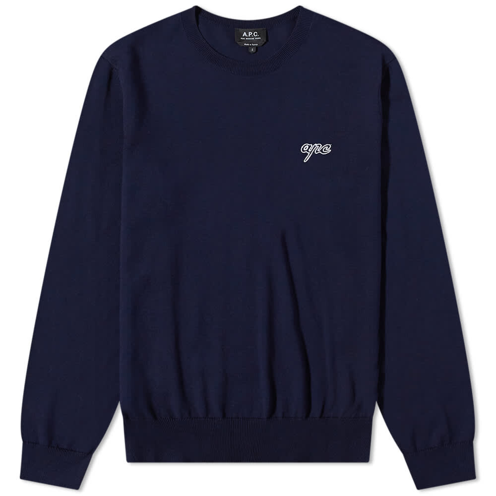 

Джемпер A.P.C. Otis Logo Crew Knit, Черный