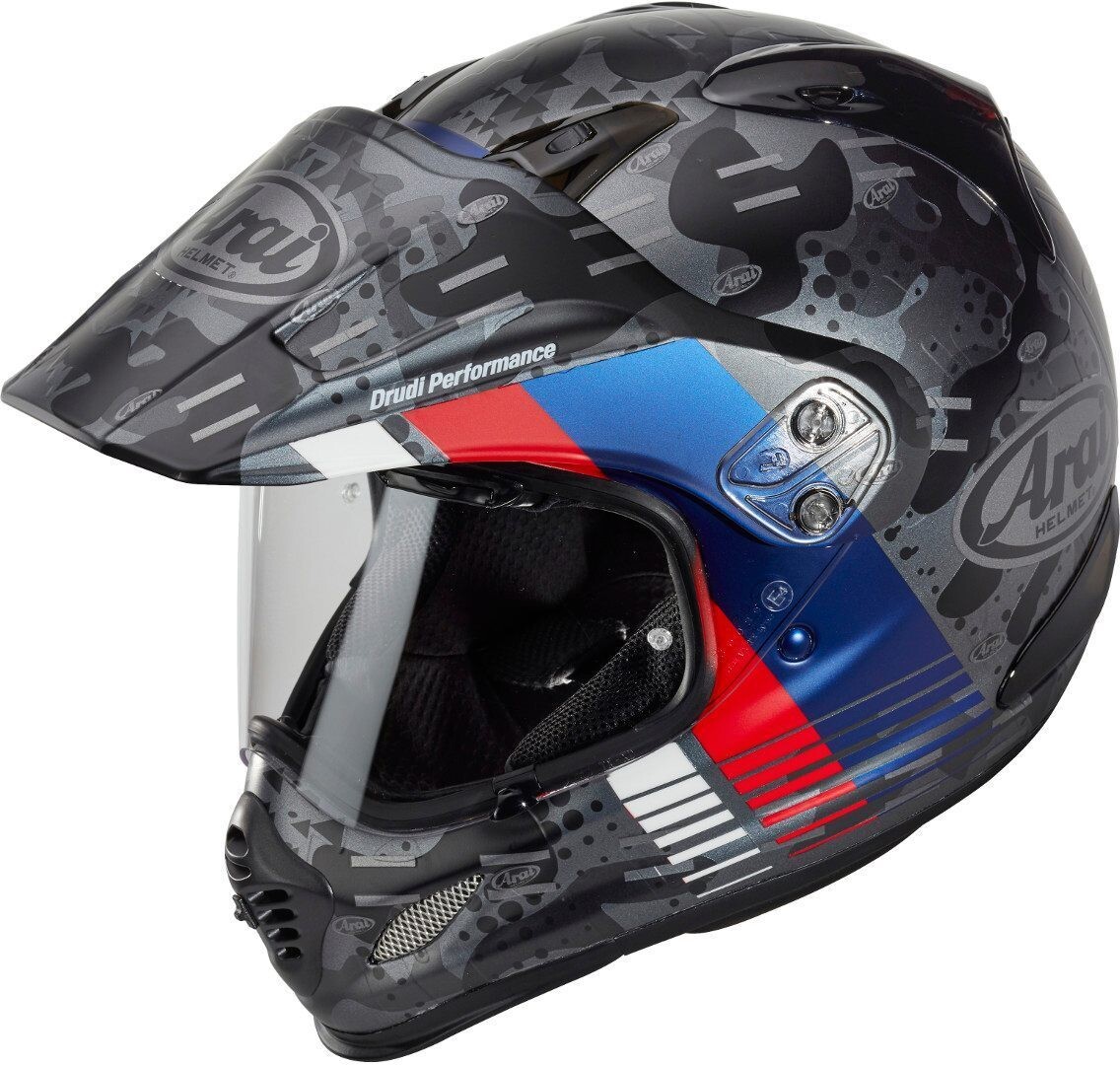 

Arai Tour-X4 Cover Шлем мотокросса, серый/синий