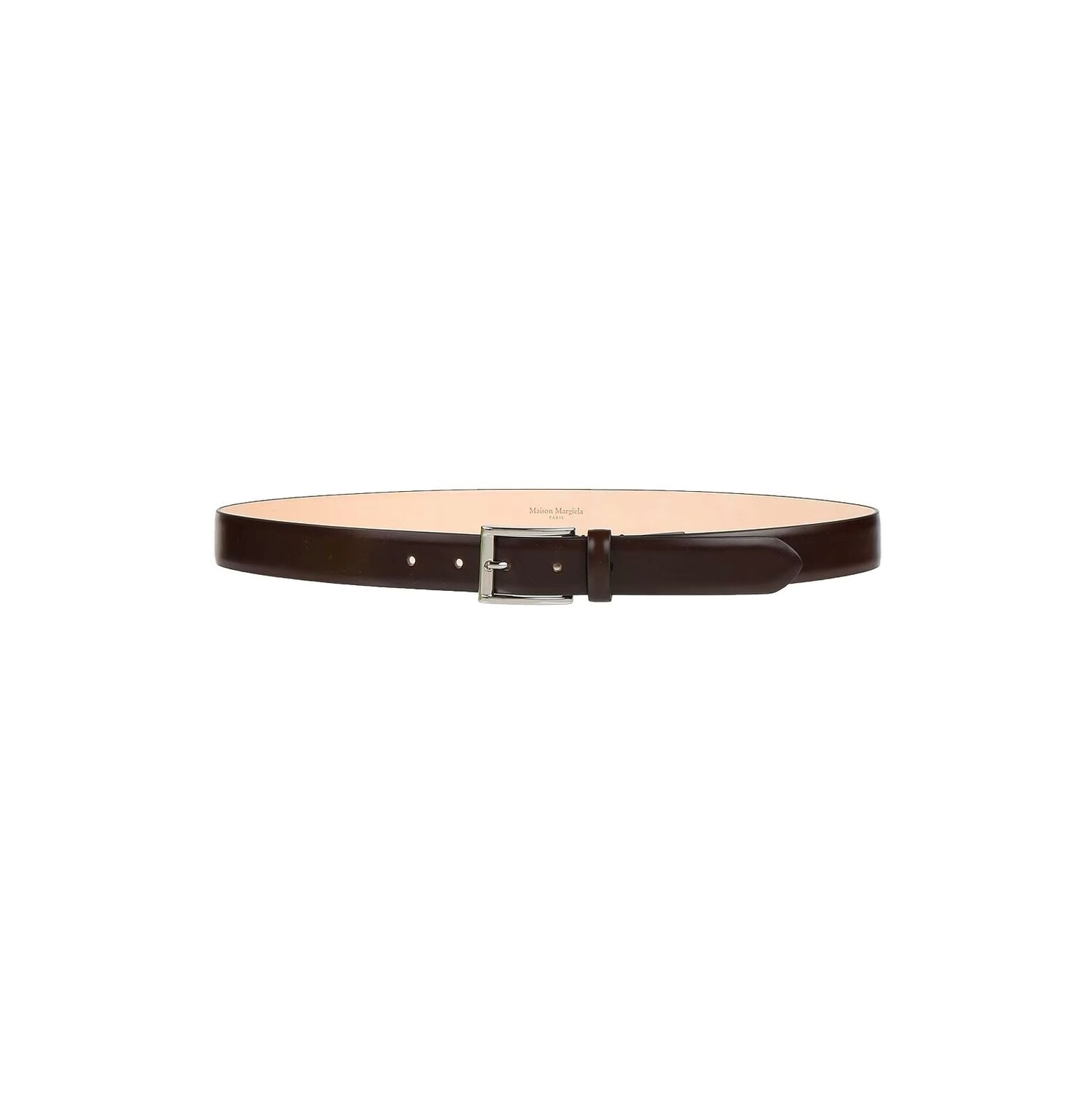 

Ремень Maison Margiela Leather, темно-коричневый