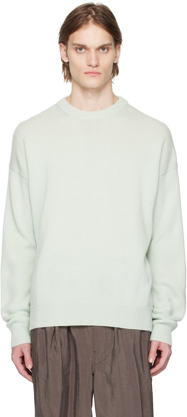 

Зеленый свитер с круглым вырезом Jil Sander