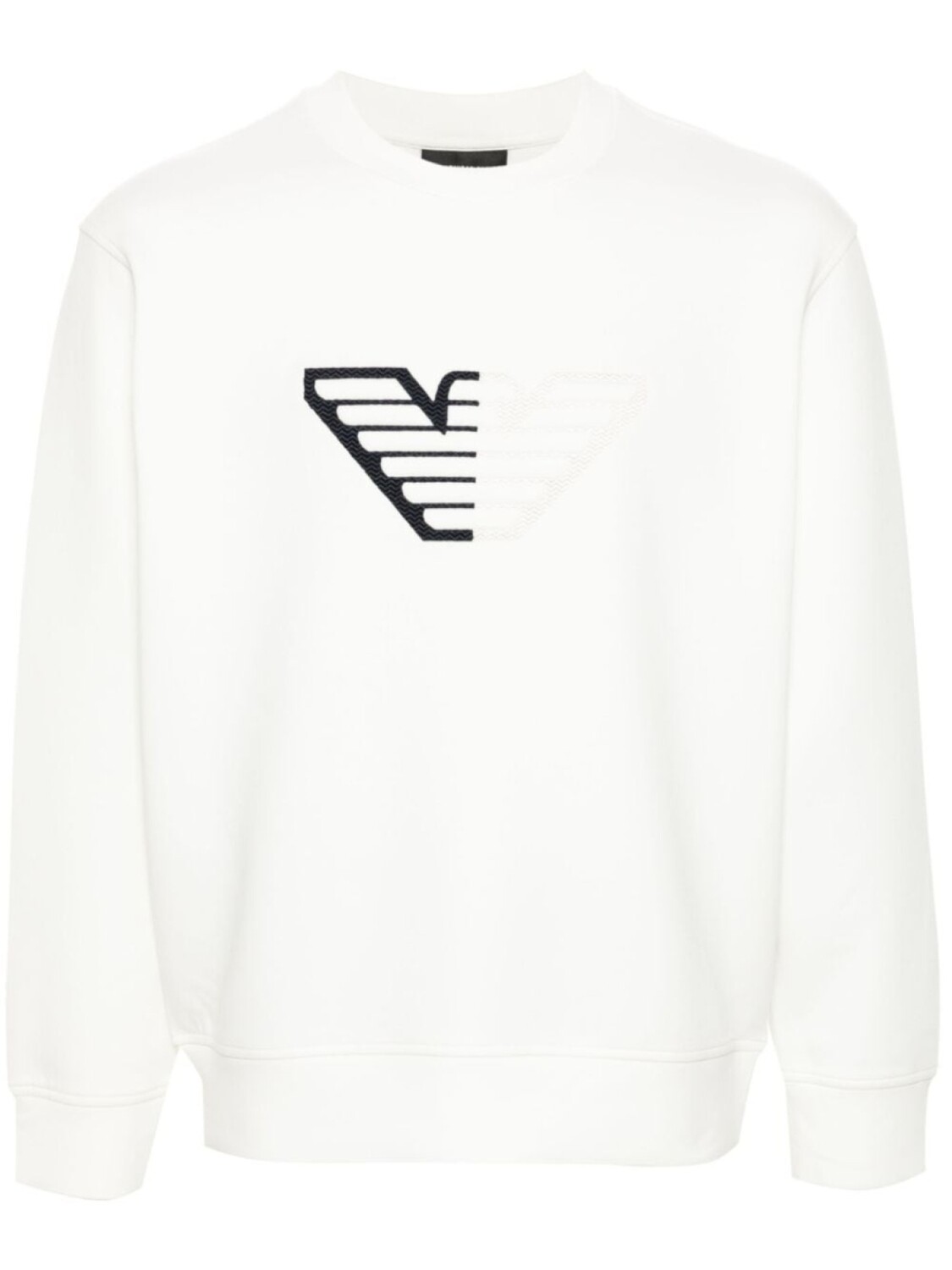 

Emporio Armani толстовка с тисненым логотипом, белый