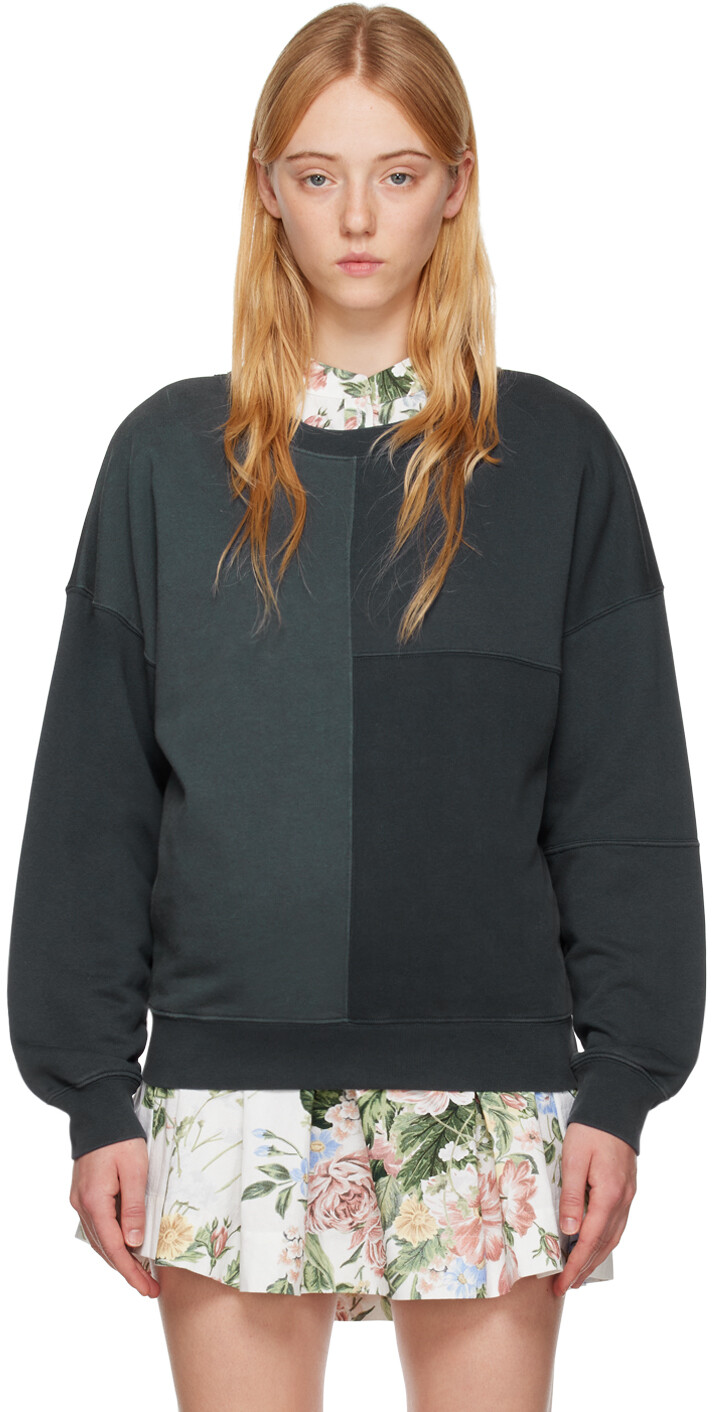 

Синий свитшот в стиле пэчворк See by Chloé
