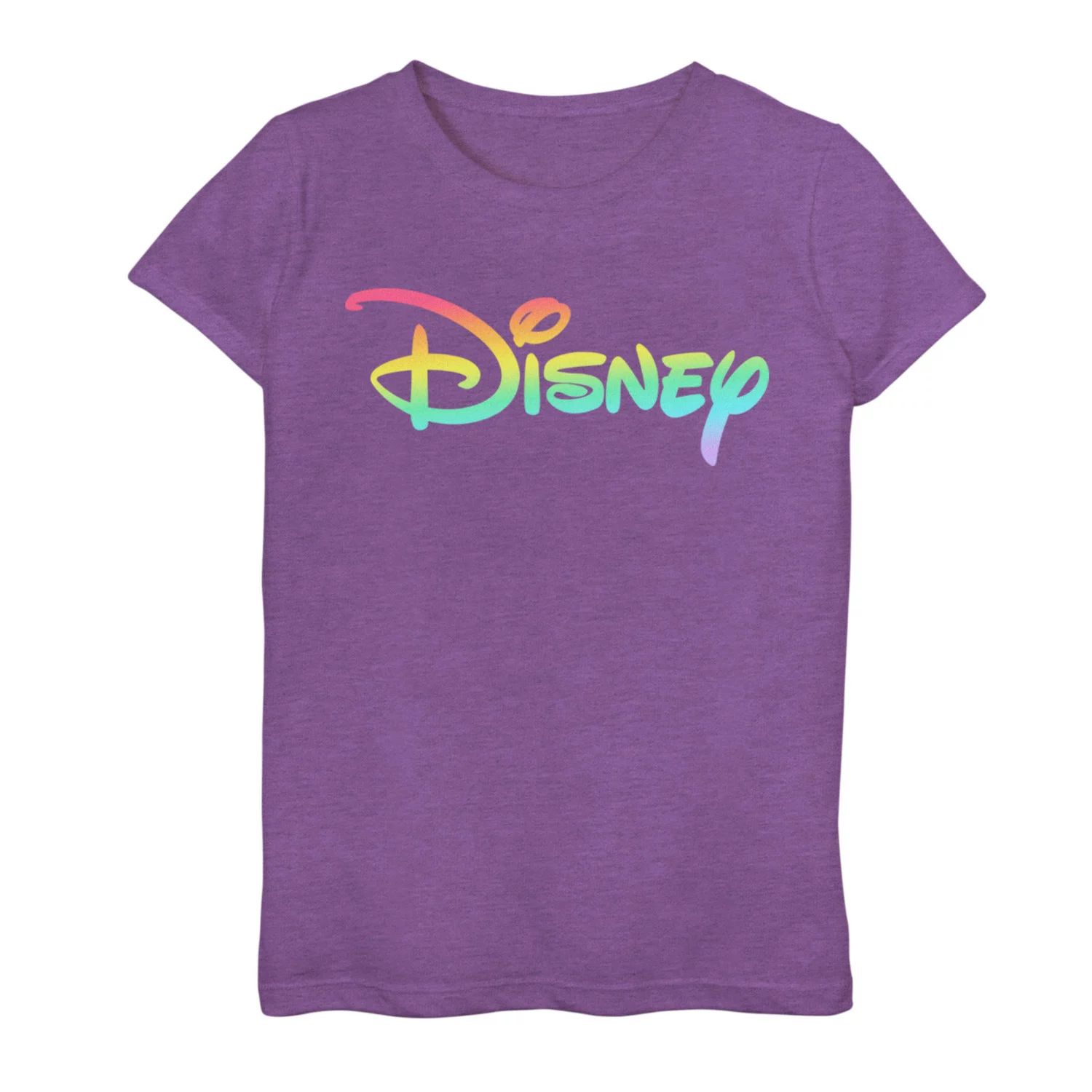 цена Футболка с радужным логотипом на груди для девочек 7–16 лет Disney Disney