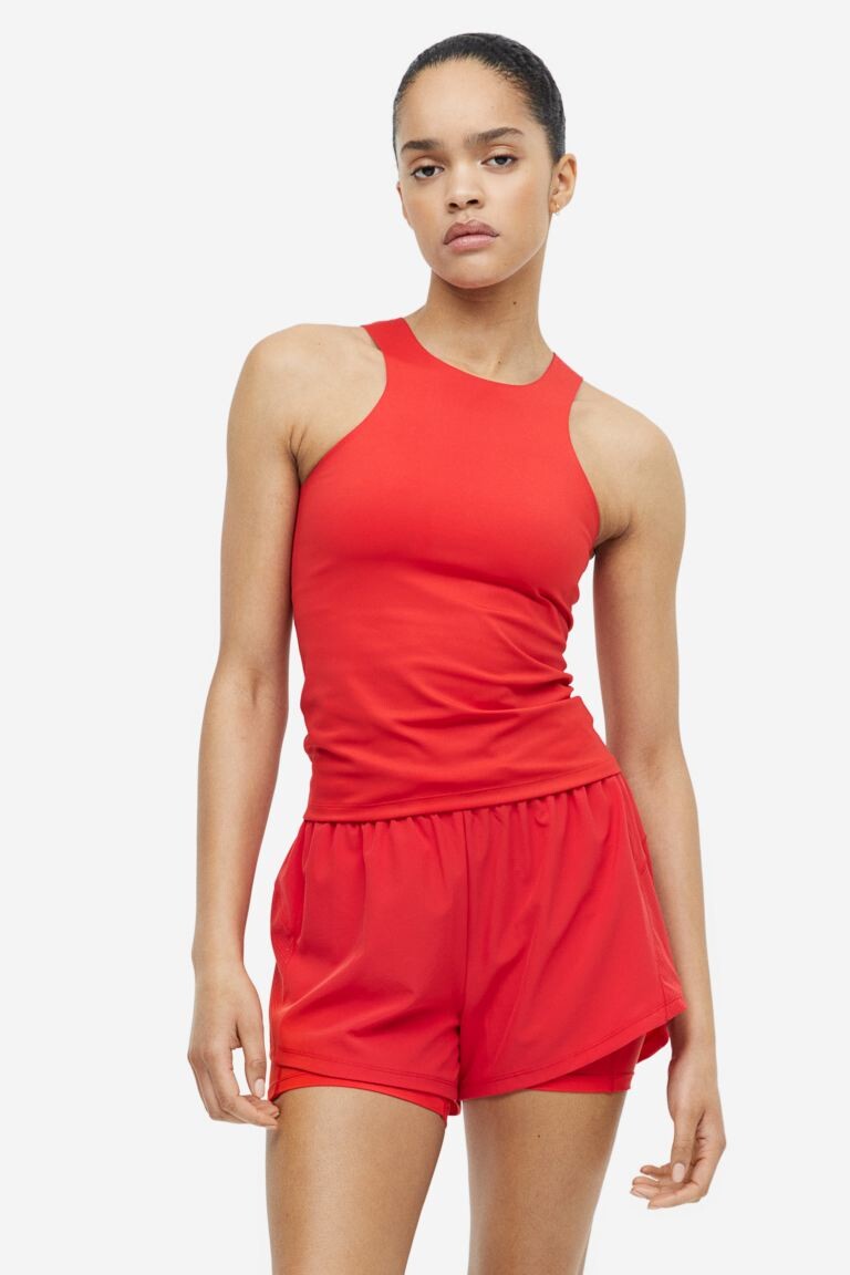 

Спортивный топ DryMove Integral-bra H&M, красный