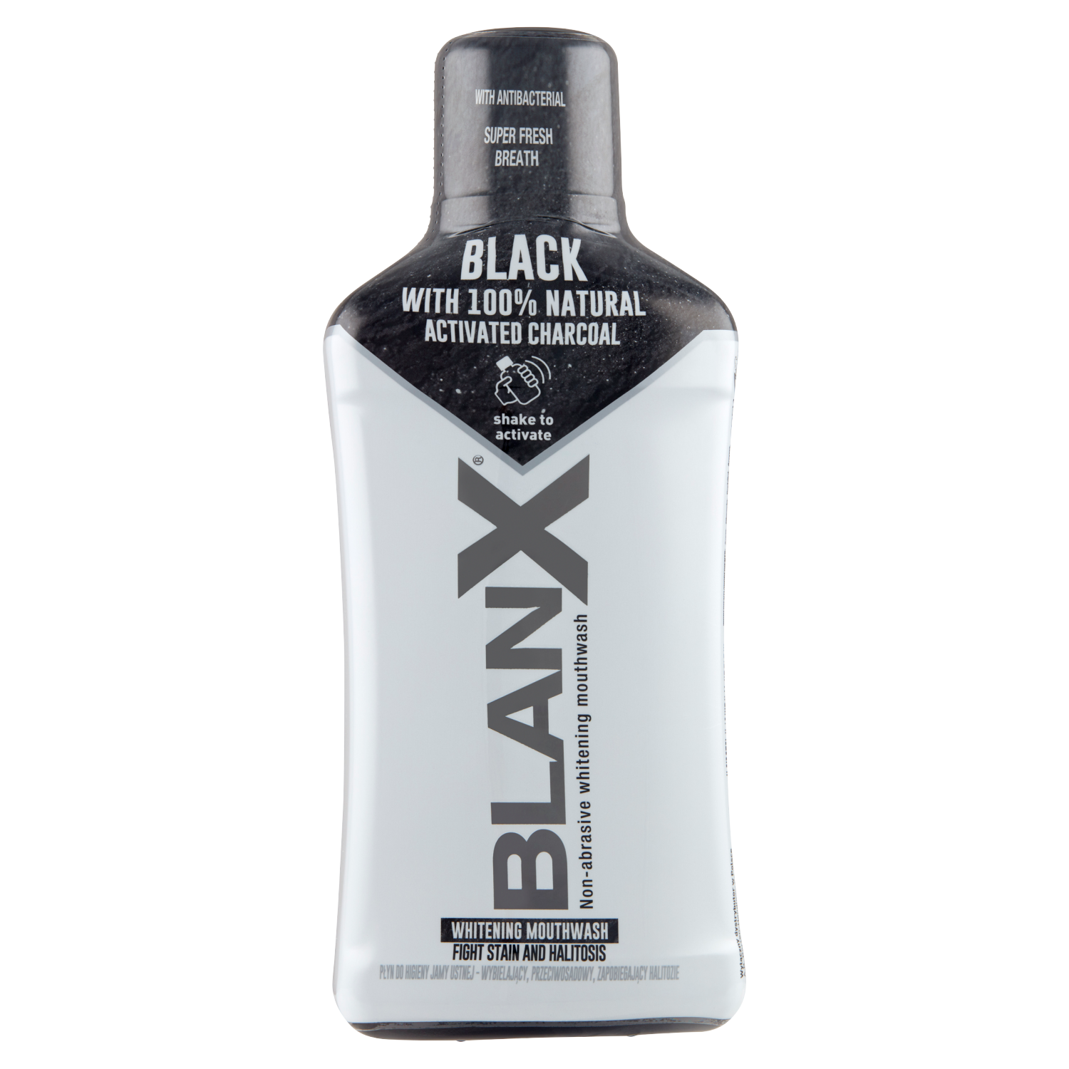 цена Blanx Black жидкость для полоскания рта, 500 мл