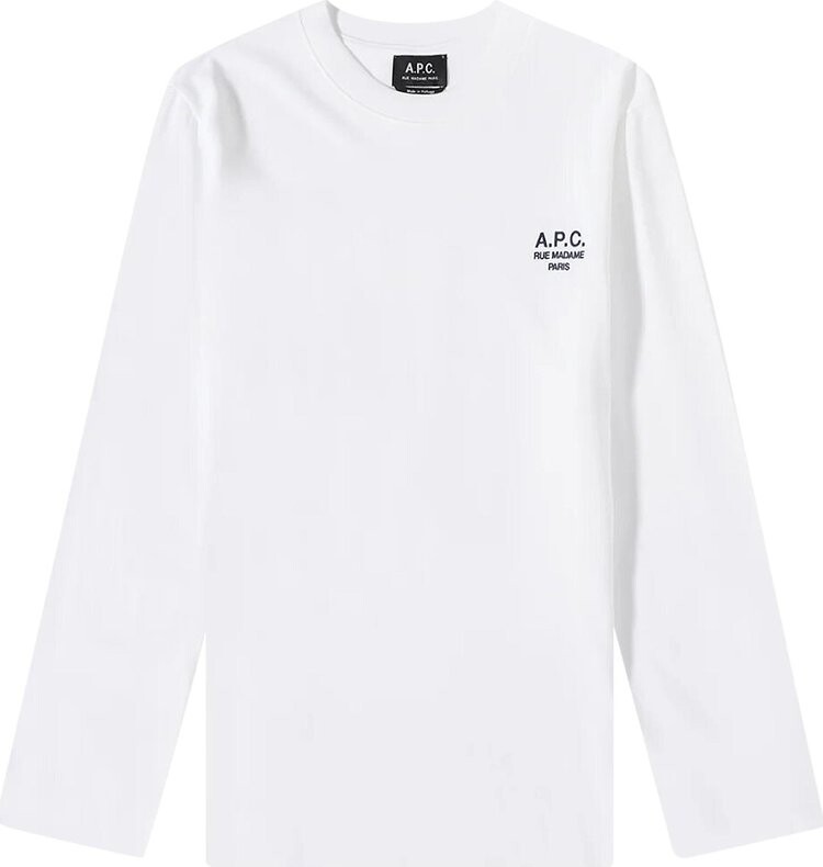 

Футболка A.P.C. Olivier Long-Sleeve T-Shirt 'Heathered Ecru', серый