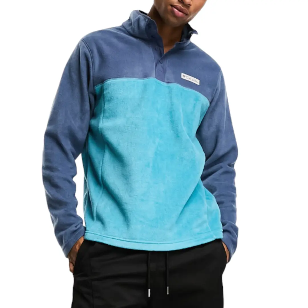 

Свитшот Columbia Steens Mountain Half Snap, голубой, Синий