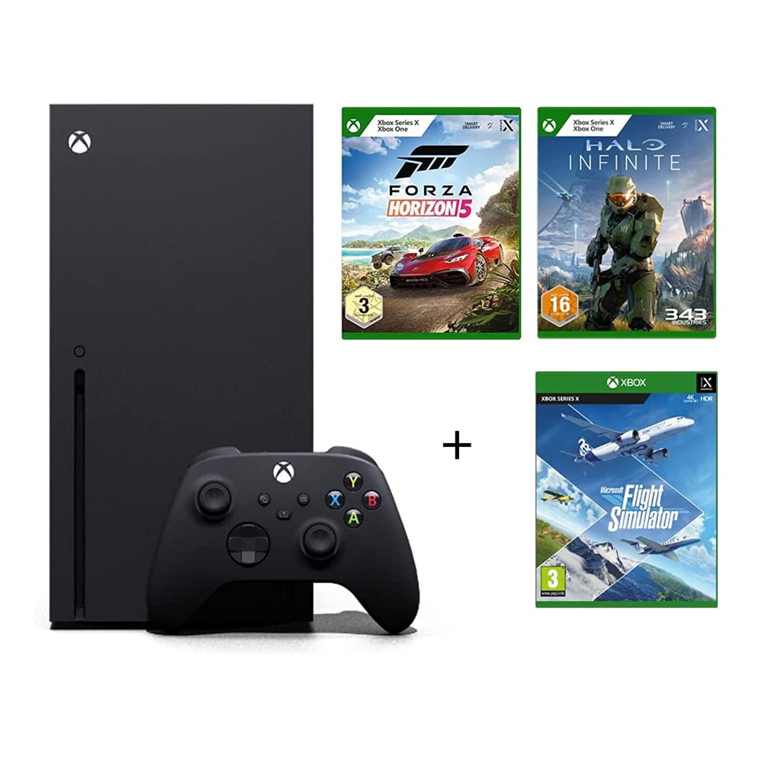 

Игровая консоль Microsoft Xbox Series X + 3 игры