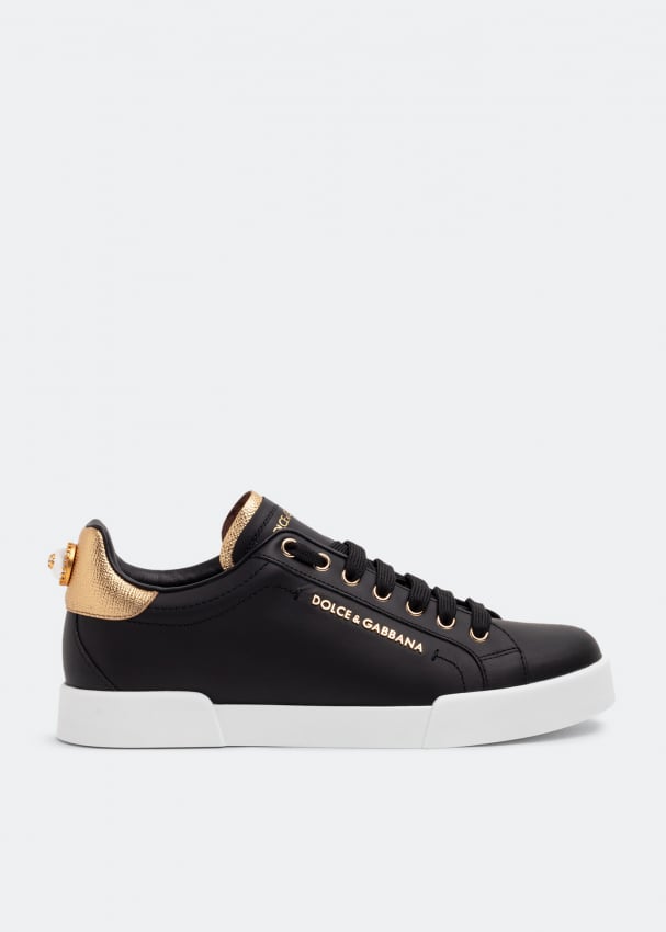 Кроссовки DOLCE&GABBANA Portofino sneakers, черный
