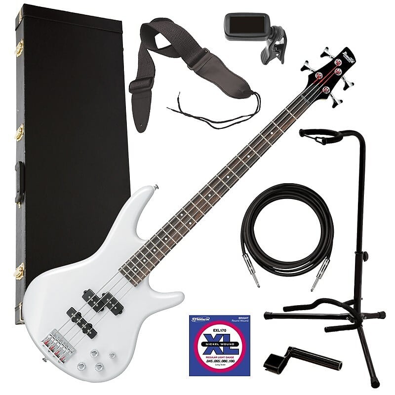 

Ibanez GSR200 4-х струнная бас-гитара - Жемчужно-белый ПОЛНЫЙ НАБОР БАСС