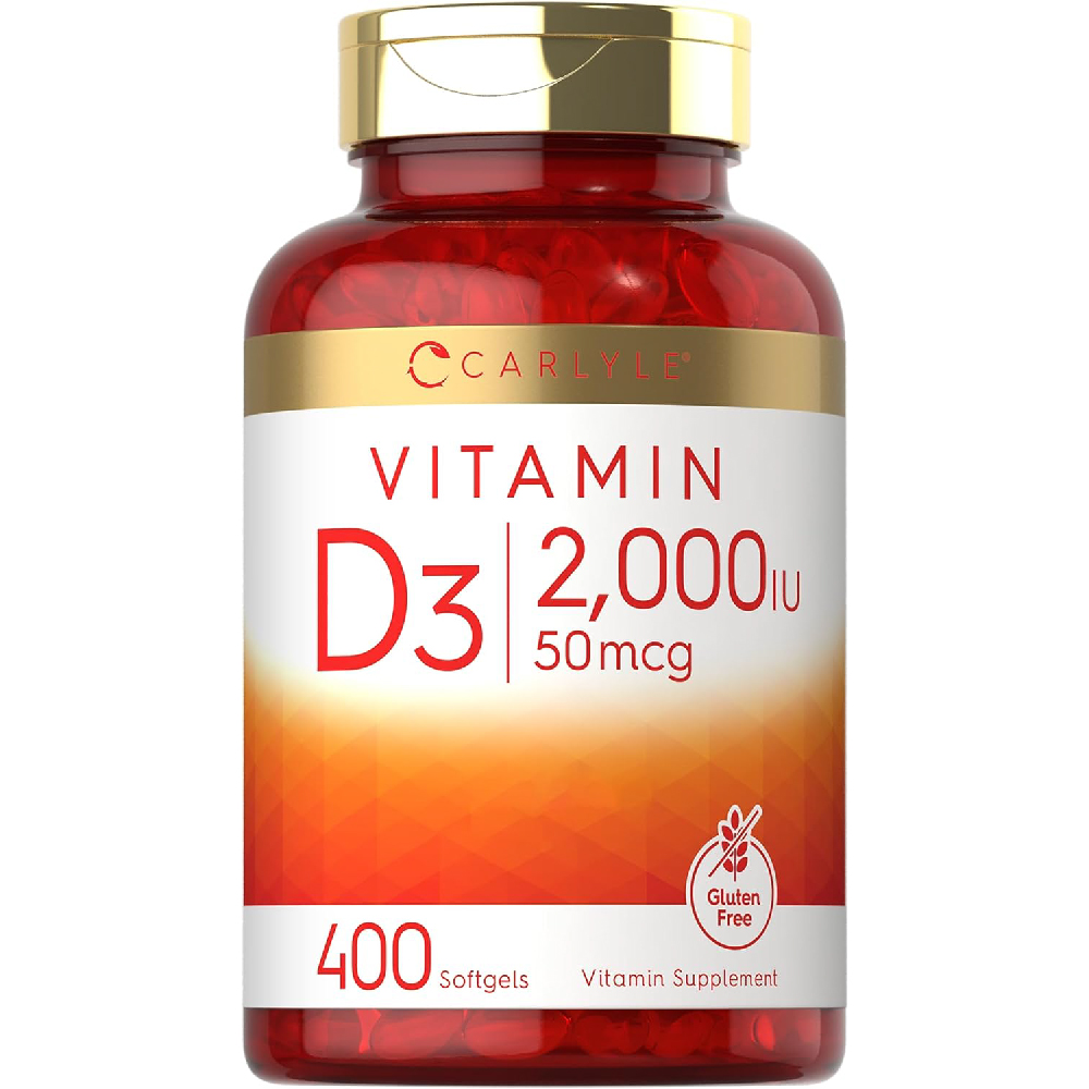 Витамин D3 Carlyle Vitamin 2000 МЕ, 50 мкг, 400 капсул