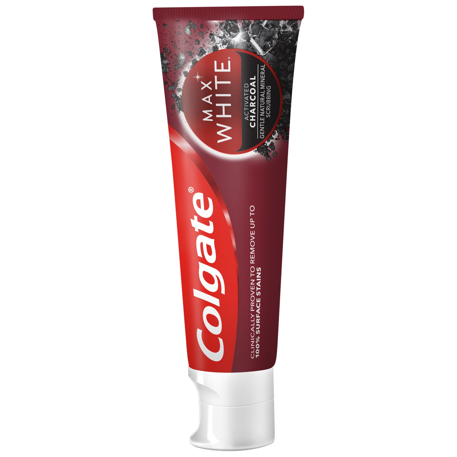 Colgate Max White Charcoal отбеливающая зубная паста с активированным углем, 75 мл georganics натуральная отбеливающая зубная паста с активированным углем 60 мл