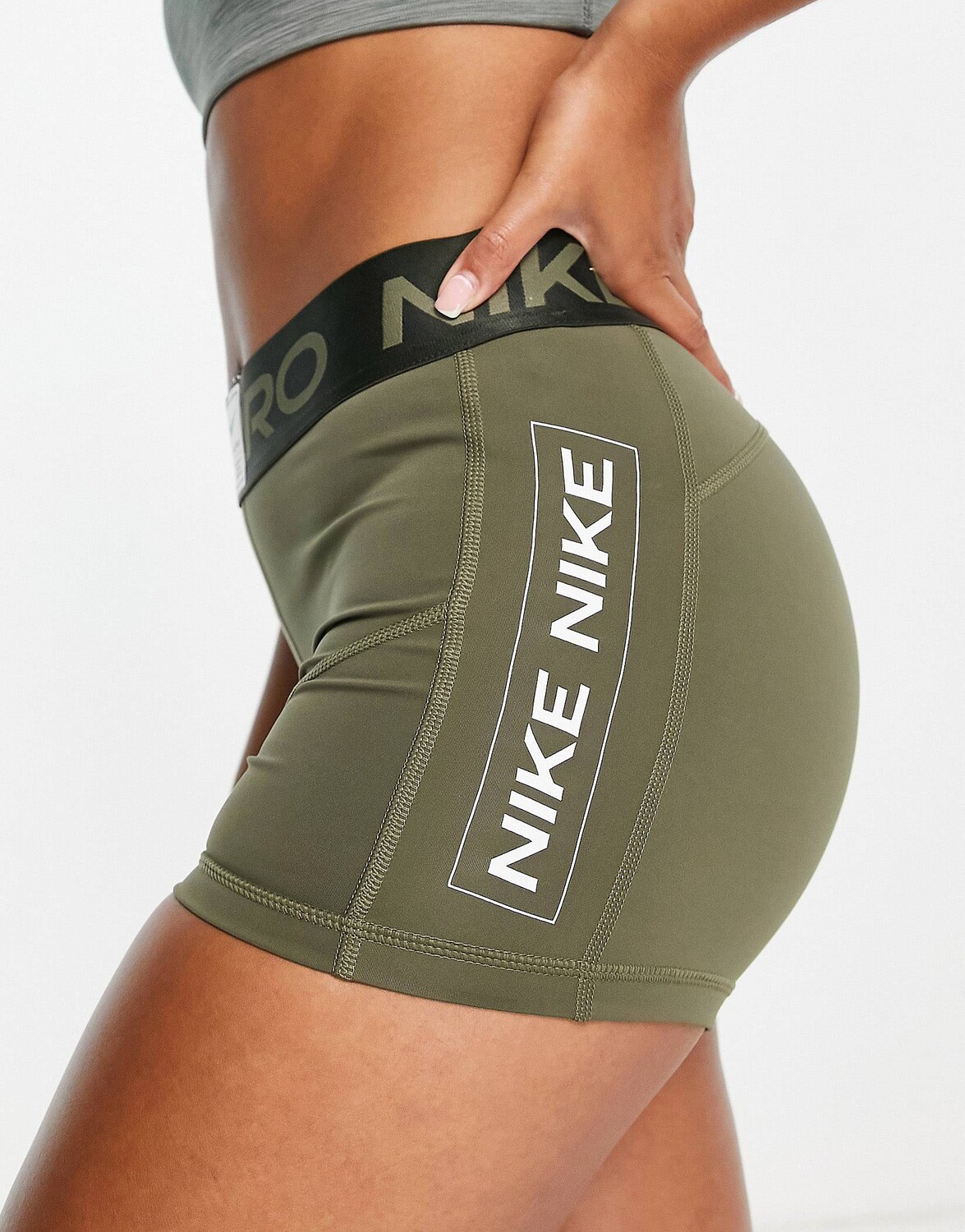 

3-дюймовые шорты цвета хаки Nike Training Pro GRX Dri-FIT