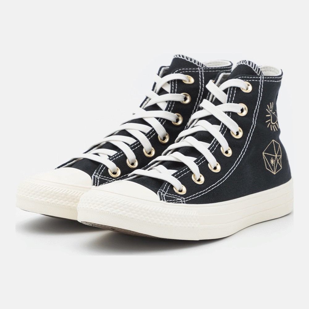 Converse black cheap and gold