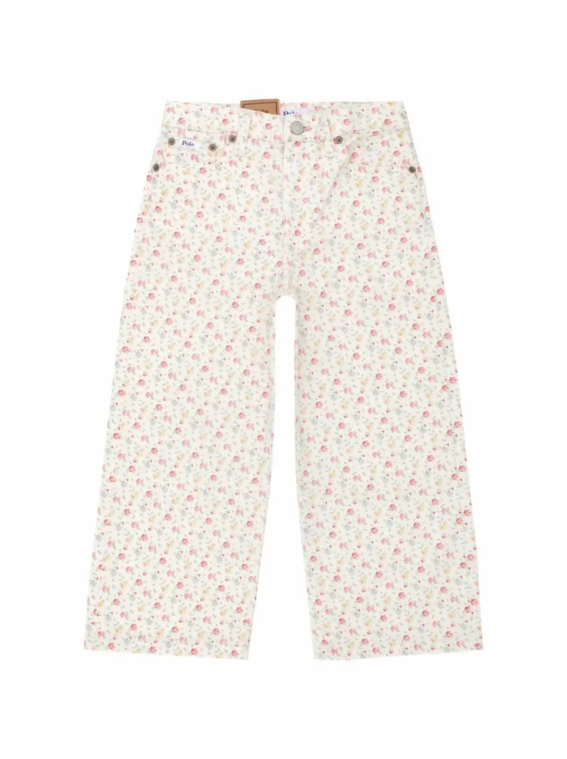 Прямые джинсы с цветочным принтом Ralph Lauren