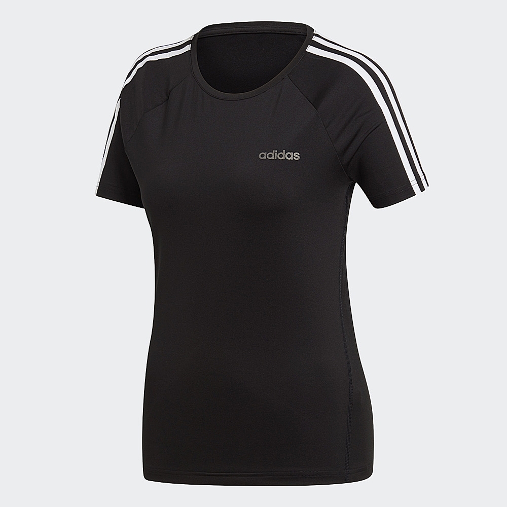 цена Футболка Adidas 3-Stripes, черный/белый