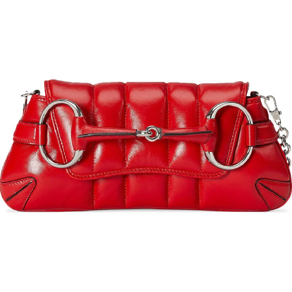 

Сумка Gucci Horsebit Chain Small Shoulder, красный