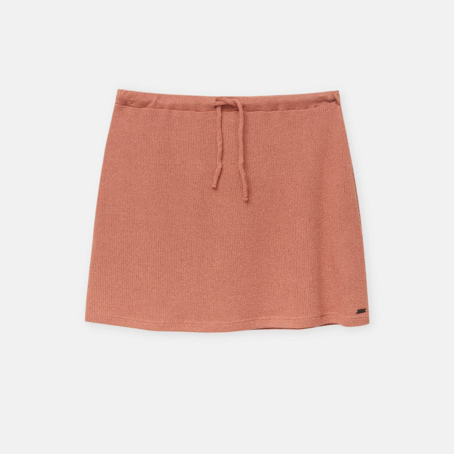 

Юбка Pull&Bear Orange Openwork Mini, пастельный терракотовый