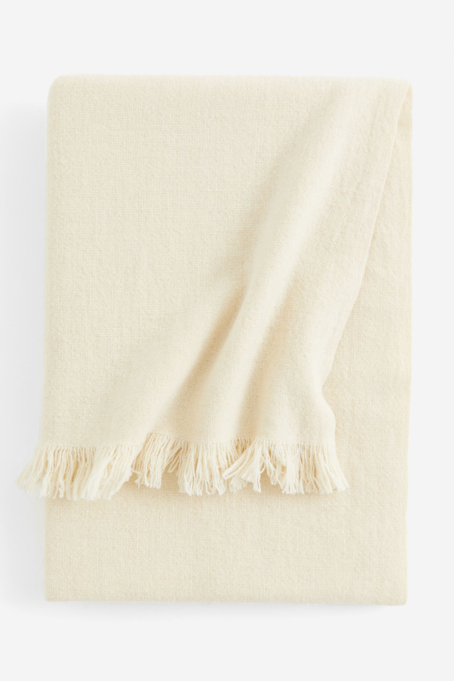 Одеяло H&M Home Wool-blend, светло-бежевый