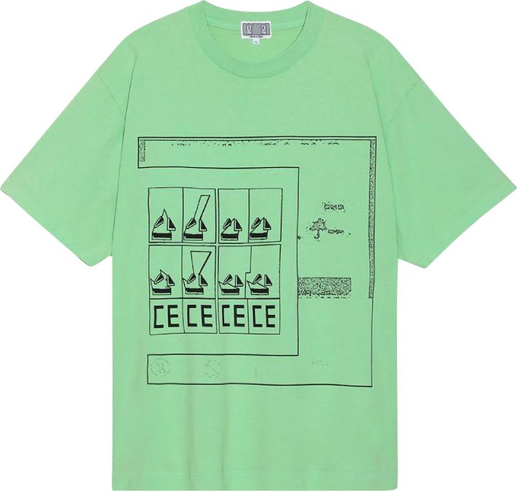 Cav Empt Overdye KL CE002 T Shirt Green