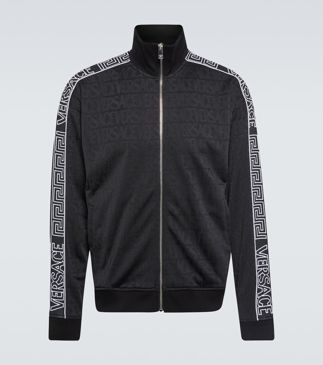 

Жаккардовая спортивная куртка Versace Allover Versace, черный