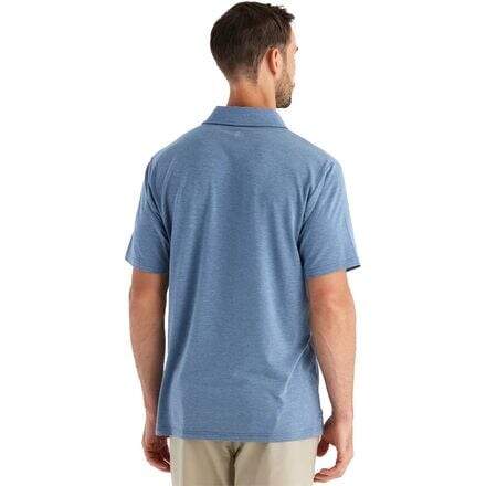 

Flex Polo мужская Free Fly, цвет Heather Deepwater