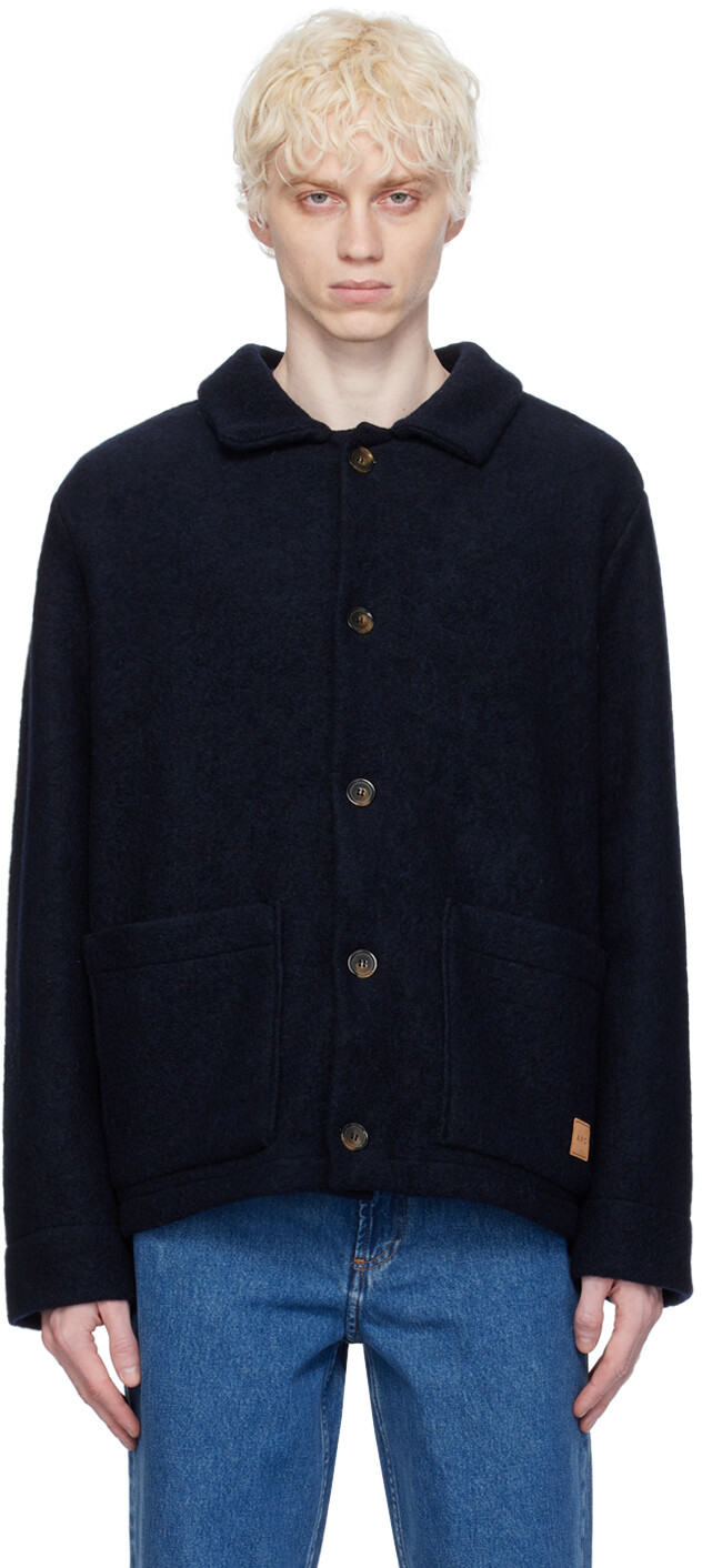 

Темно-синяя куртка Thais A.P.C., цвет Dark navy
