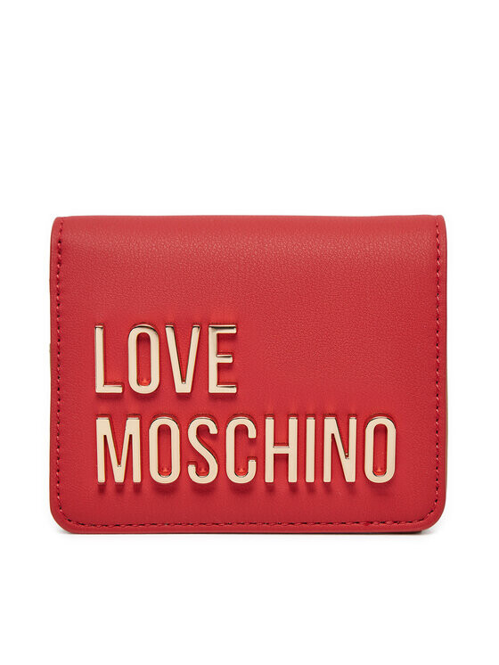 

Маленький женский кошелек Love Moschino, красный