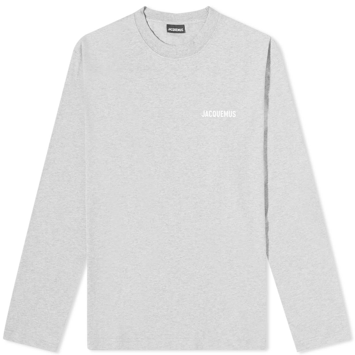 

Футболка Jacquemus Long Sleeve Classic Logo, серый