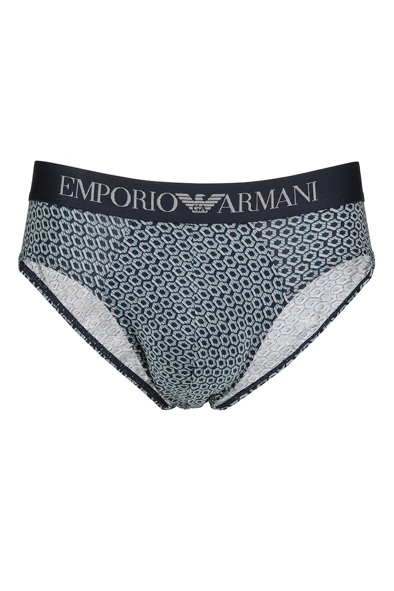 Боксеры с логотипом на талии Emporio Armani Underwear, синий
