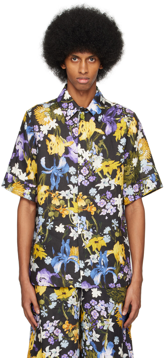 

Черная рубашка Фелипе Erdem