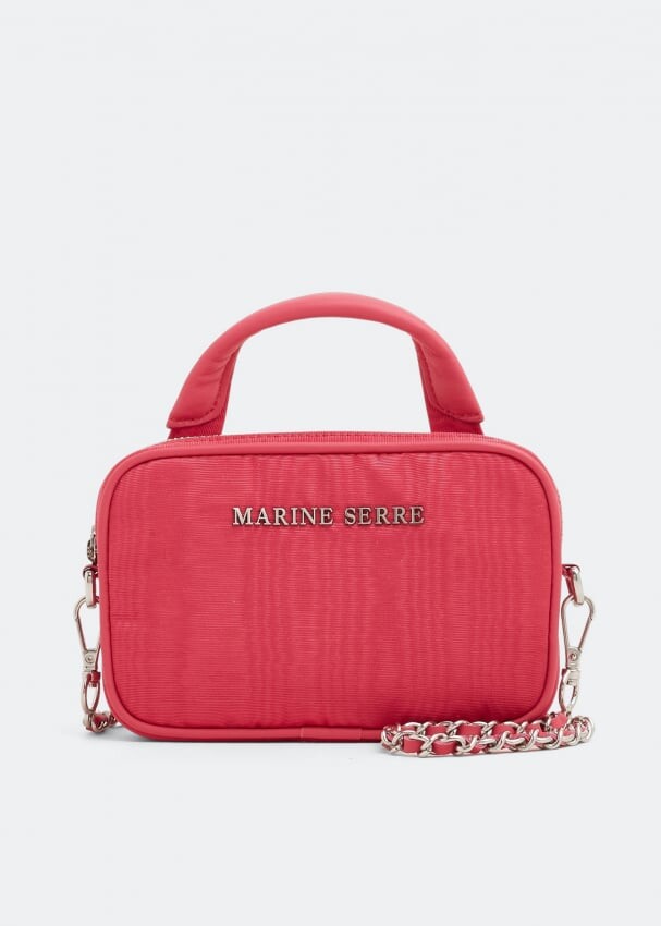 

Сумка MARINE SERRE Mini Madame moire bag, розовый