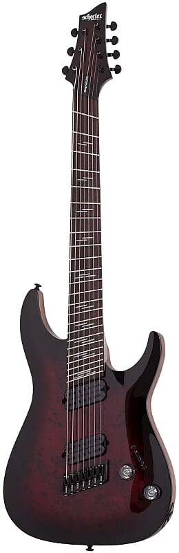 

Schecter Omen Elite-7 Multiscale - Black Cherry Burst