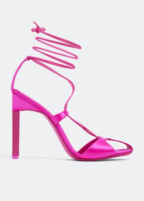 

Сандалии THE ATTICO Adele sandals, розовый